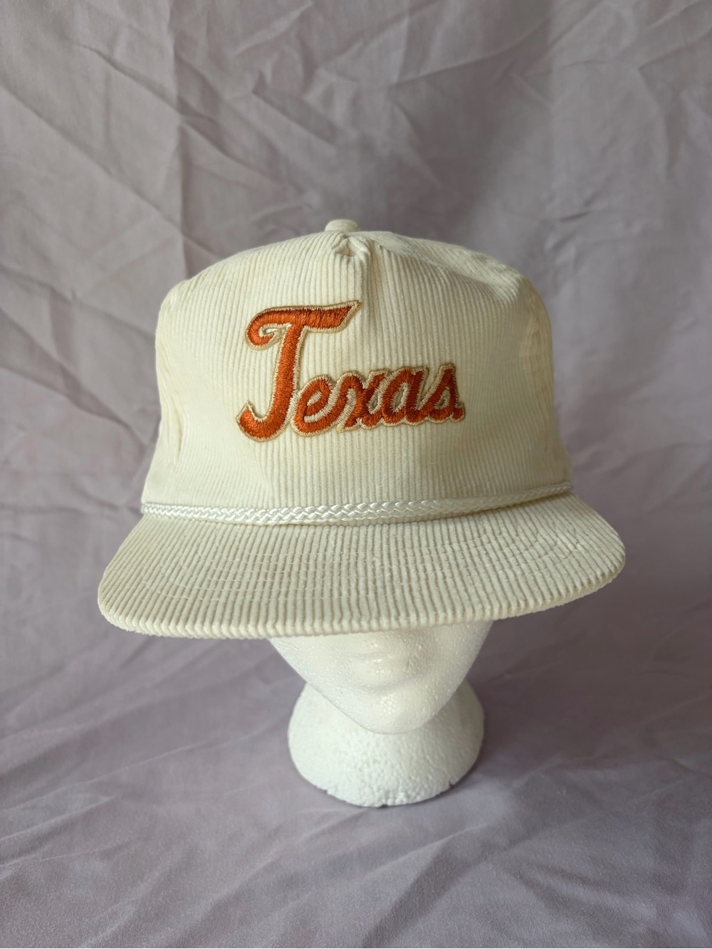 Vintage Corduroy UT Longhorns College Football Hat